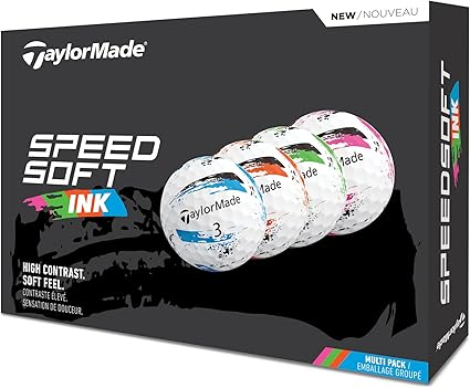 TaylorMade 2025 Golf SpeedSoft Ink Multi Golf Balls